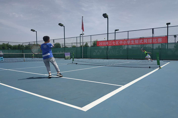 二七区中小学生短式网球比赛现场twy.jpg